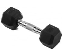 Гексагональная обрезиненная гантель Lite Weights 6кг 3182LW