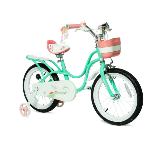 Велосипед Royal Baby Little Swan диаметр колес 14, мятный RB14-18