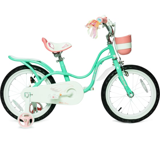 Велосипед Royal Baby Little Swan диаметр колес 14, мятный RB14-18