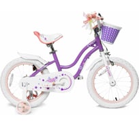 Велосипед Royal Baby Stargirl диаметр колес 16, фиолетовый RB16G-1