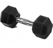 Гексагональная обрезиненная гантель Lite Weights 10кг 3186LW
