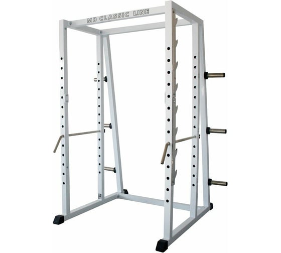 Силовая рама МВ Barbell белый 2.01 СГ000000589