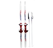 Подростковые лыжи с креплениями Цикл и лыжными палками 150/110 см Cicle SKI RACE 4607156366385