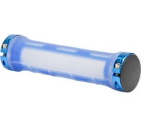 Грипсы STELS XH-G89BL 130 мм, прозрачный/синий LU074700