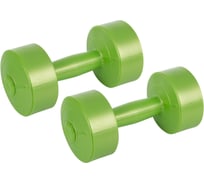 Виниловые гантели EURO CLASSIC 2x2 кг, салатовый 28273091