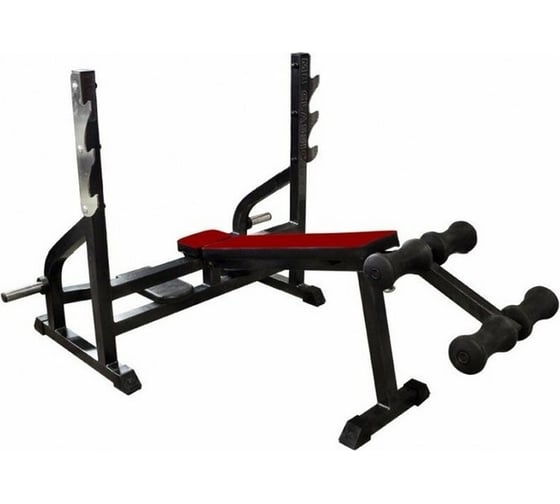 Скамья-стойка для жима под углом вниз Barbell МВ 2.25 чёрный СГ000000628 1