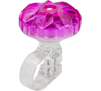 Звонок STELS 26S-10 алюминий/пластик, прозрачный/пурпурный LU059665