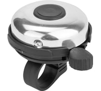 Звонок STELS 41A-06 алюминий/пластик, черный/серебристый LU059669