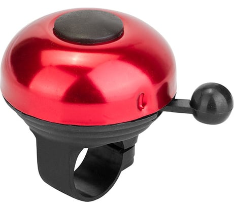 Звонок STELS 43A-01 алюминий/пластик, черный/красный LU059670