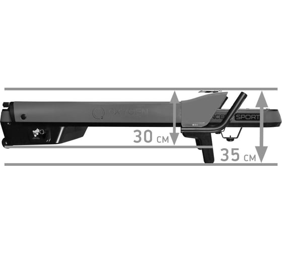 Беговая домашняя дорожка OXYGEN FITNESS M-CONCEPT_SPORT_BLACK