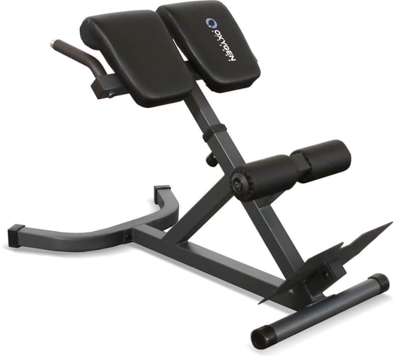 Гиперэкстензия OXYGEN FITNESS черная TACOMA