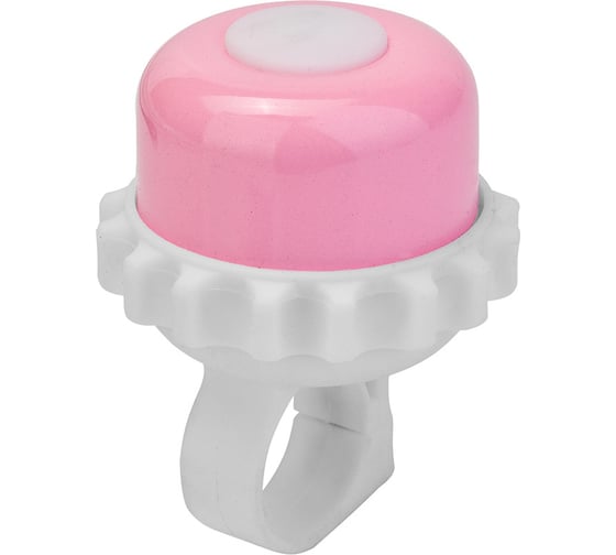 Звонок STELS 23P-06 алюминий/пластик, белый/розовый LU059657 1