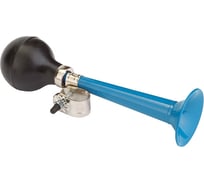 Клаксон STELS 85B-02 сталь/резина, черный/голубой LU059728