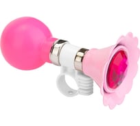 Клаксон STELS 82P-03 сталь, ПВХ, белый/розовый LU059718