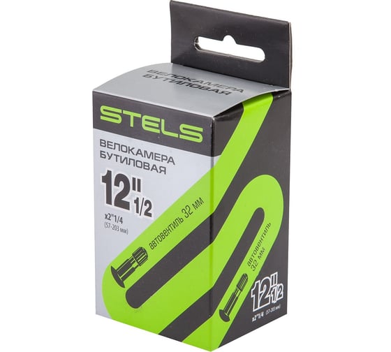 Бутиловая велокамера STELS CHAO YANG 12"1/2x2"1/4, автовентиль LU052240