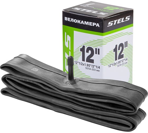 Велокамера STELS SEYOUN 12"1/2x1.95"/2"1/4, автовентиль LU081485
