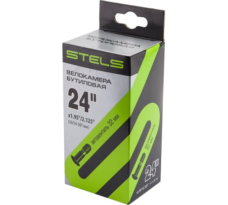 Велокамера STELS CHAO YANG 24"x1.95"/2.125", автовентиль LU052257