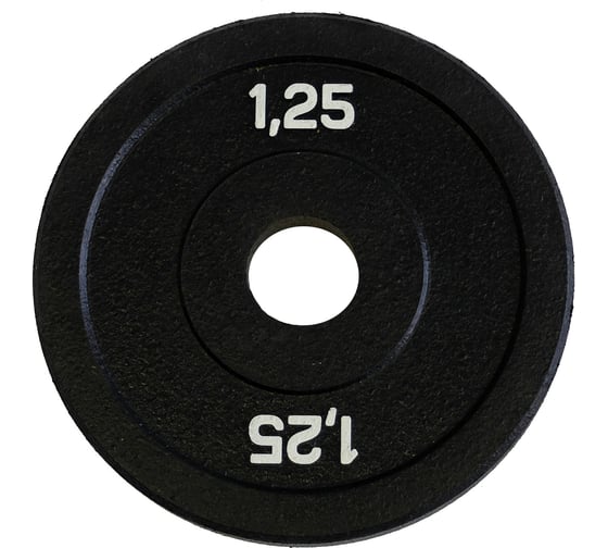 Бамперный диск Original FitTools 1.25 кг, черный FT-BPB-1,25 1