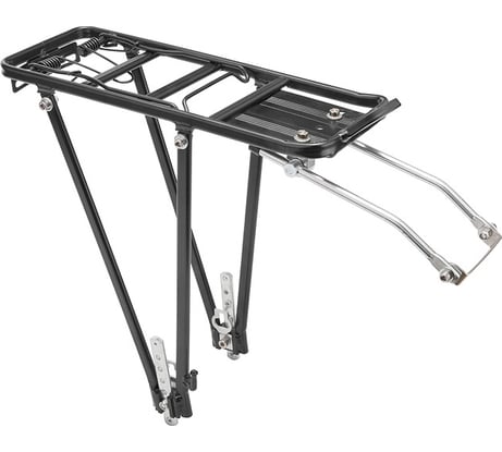 Регулируемый багажник STELS BLF-H6 24"-28", алюминиевый, черный LU073591