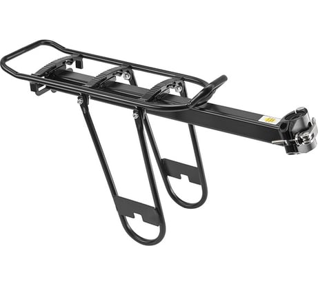 Консольный быстросъемный алюминиевый багажник STELS BLF-H3 20"-28", черный LU073589