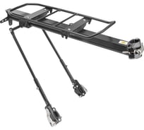 Универсальный быстросъемный алюминиевый багажник STELS BLF-H15 24"-28", черный LU073597