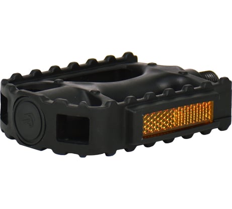 Педали Feimin FP-806B, 105х74мм, 1\2, база пластик, стальная ось, 12мм, рамка пластик, черные H000017419