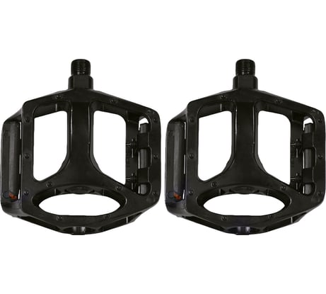 Педали Feimin FP-963Alu, 113х112мм, база алюминий, стальная ось, рамка алюминий, черные H000014300