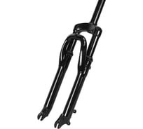 Вилка Easing ES 225-2 24", 1", Disc, резьбовая, пружина, стальная, черная, 2.3кг H000017492