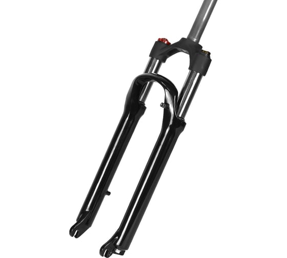 Вилка Easing ES 443 AMS 26", 1.1\8", ход 55мм, локаут механический, сжатие, алюмин, черная, безрезьбовая, 2.5кг H000014435 1
