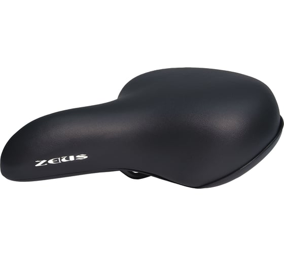 Седло ZEUS Z-9050 City Bike 245x205mm, рельсы сталь, черное, 520гр HD00000840