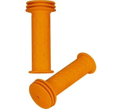 Грипсы Juchuang XH-G143 100mm, резина, оранжевые JHQ-0005522