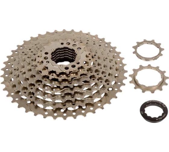 Кассета Sunshine CS-HR9-42, 9 передач, 11-42Т, серебристый HQ-0010386