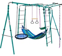 Спортивно-игровой комплекс Midzumi Tenshi Umi Large L гнездо среднее синее, синий гамак M10375002