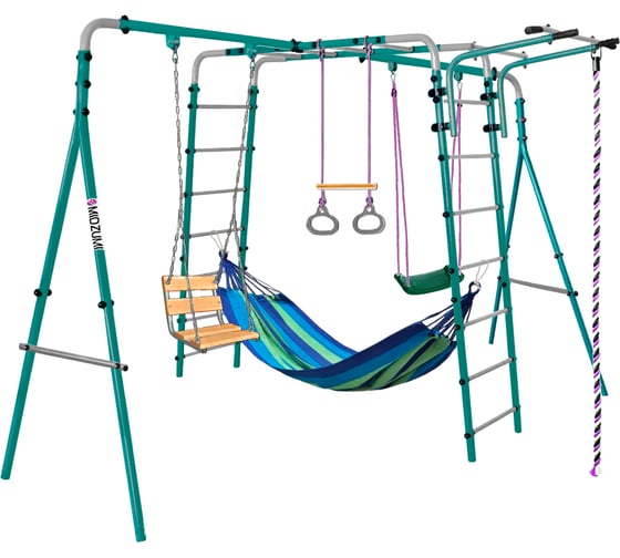 Спортивно-игровой комплекс Midzumi Tenshi Umi Universal качели цепные, синий гамак M10378001 1