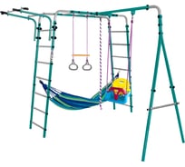 Спортивно-игровой комплекс Midzumi Yokina Ko Umi Small детские пластиковые качели 3-в-1, синий гамак M10382001
