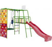 Спортивно-игровой комплекс Формула здоровья Street 3 салатовый, радуга C07489003
