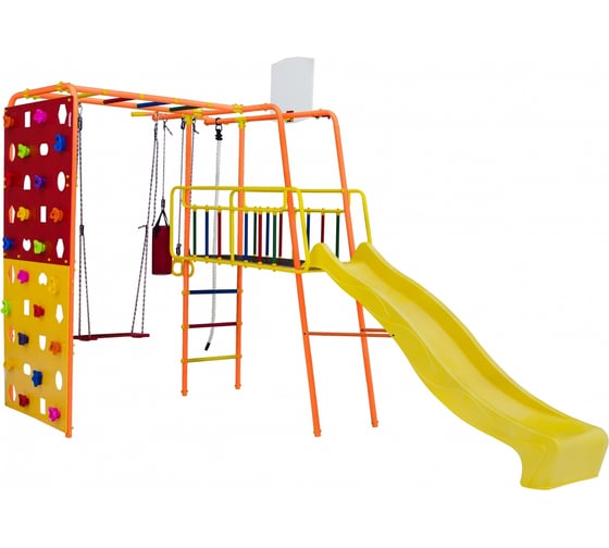 Спортивно-игровой комплекс Формула здоровья Street 3 Smile оранжевый, радуга C06912002 1
