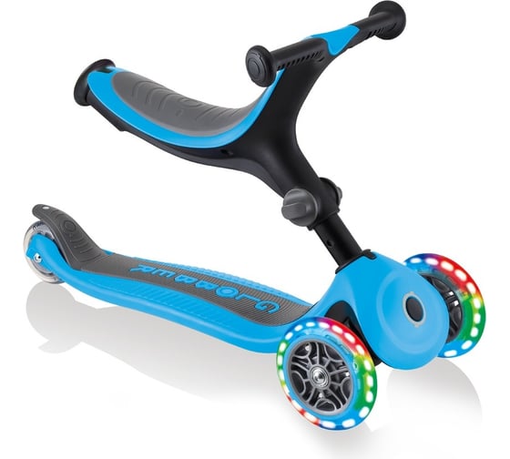 Самокат GLOBBER go up foldable lights 643-101