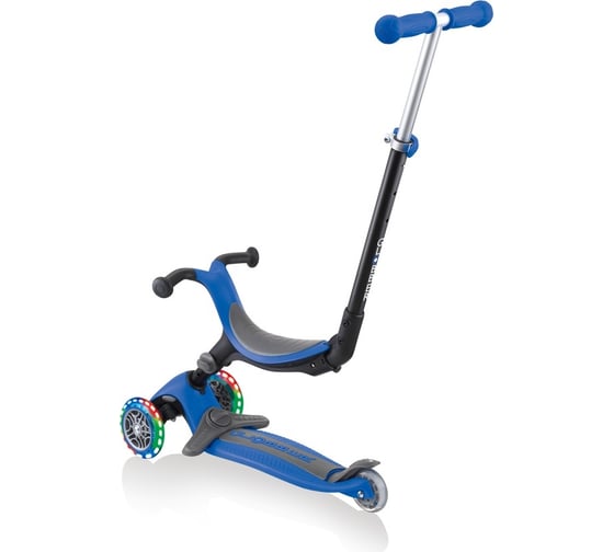 Самокат GLOBBER go up foldable lights 643-100