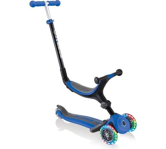 Самокат GLOBBER go up foldable lights 643-100