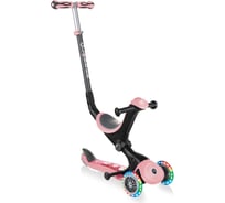 Самокат GLOBBER go up deluxe fantasy lights пастельно-розовый 647-211