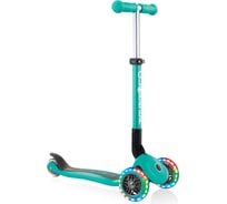 Самокат GLOBBER junior foldable lights изумрудный 437-107