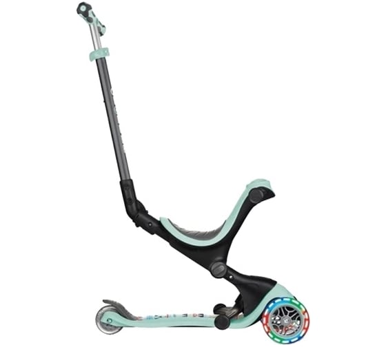 Самокат GLOBBER go up deluxe fantasy lights мятный 647-206