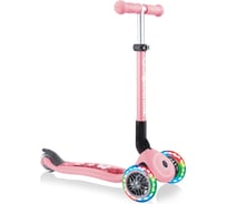 Самокат GLOBBER junior foldable fantasy lights пастельно-розовый 433-210