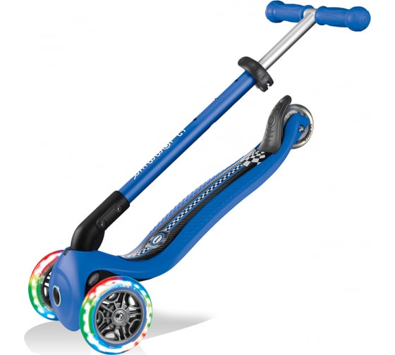 Самокат GLOBBER primo foldable fantasy lights синий 434-100