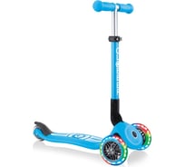 Самокат GLOBBER junior foldable fantasy lights пастельно-голубой 433-200