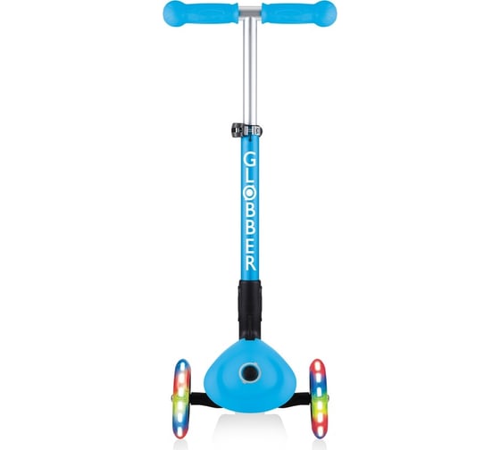 Самокат GLOBBER junior foldable fantasy lights пастельно-голубой 433-200
