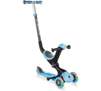 Самокат GLOBBER go up deluxe fantasy lights пастельно-голубой 647-201