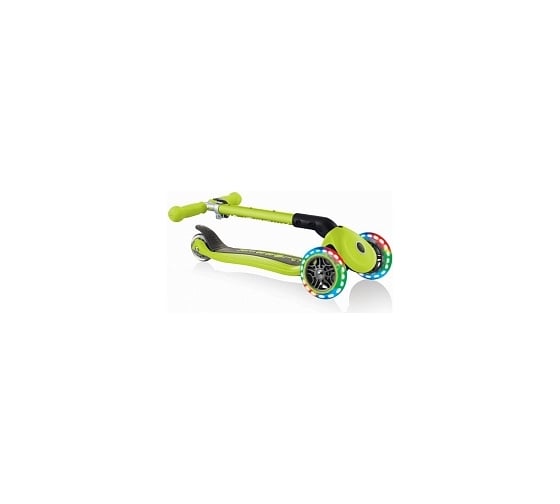 Самокат GLOBBER junior foldable lights зеленый 437-106