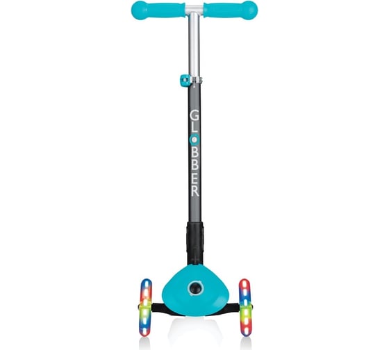 Самокат GLOBBER primo foldable lights бирюзовый 432-105-2